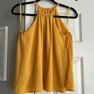 Mustard yellow tank top